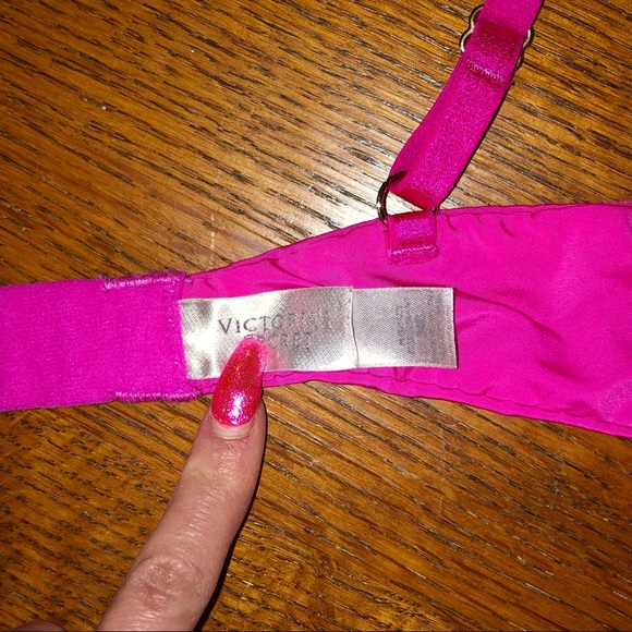 💖LIKE NEW VICTORIA SECRET CUSTOM BLING SPARKLE RHINESTONE PUSHUP PADDING 34B - Picture 9 of 10